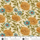AND Autumn Woods Woodland Bloom - A-1543-L Almond - Cotton Fabric