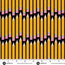 AND Back To School No 2 Pencil - 10241-K Black - Cotton Fabric