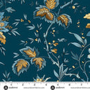AND Beach House Ariel- A-1163-B Midnight - Cotton Fabric