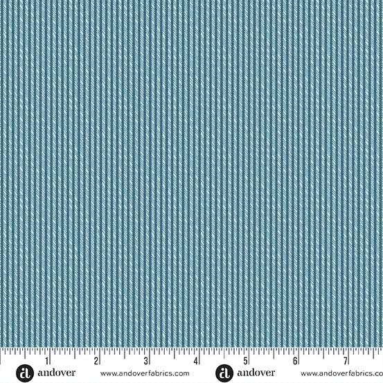 AND Beach House Sand - A-1177-B Blue - Cotton Fabric