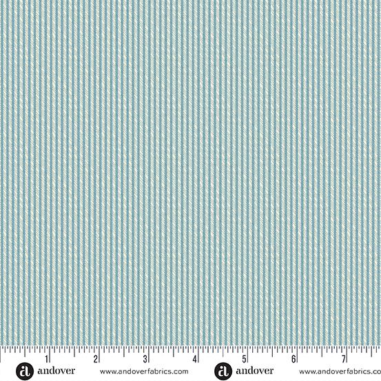 AND Beach House Sand - A-1177-LB Sky - Cotton Fabric