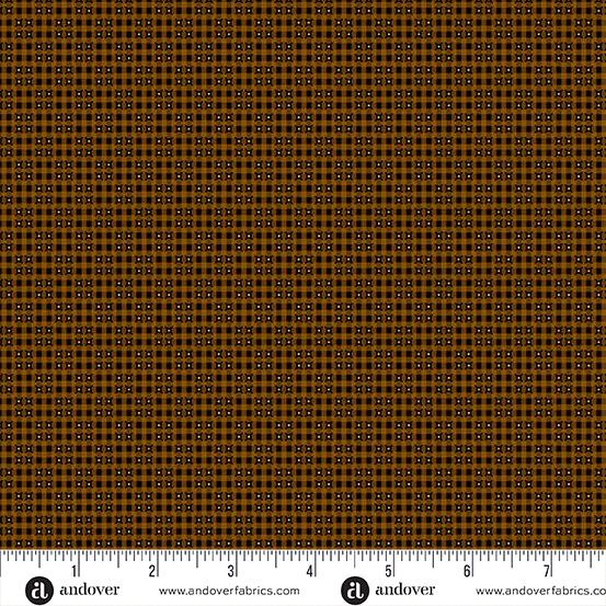 AND Bridgeport Fancy Tartan - 5606-N Brown - Cotton Fabric