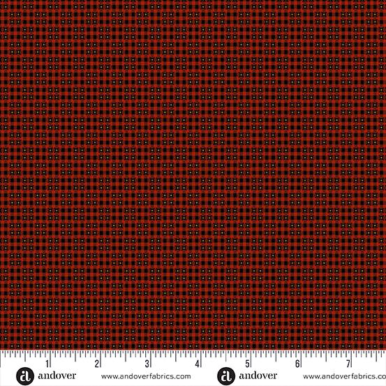 AND Bridgeport Fancy Tartan - 5606-R Red - Cotton Fabric