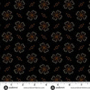 AND Bridgeport Quatrefoil - 5602-K Black - Cotton Fabric
