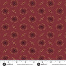 AND Bridgeport Quatrefoil - 5602-R Red - Cotton Fabric