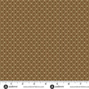 AND Bridgeport Square Stripes - 5608-N Brown - Cotton Fabric