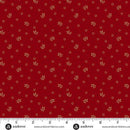AND Bridgeport Tossed Sprigs - 5609-R Red - Cotton Fabric
