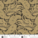 AND Carolina Broad Damask - A-5312-K Black - Cotton Fabric