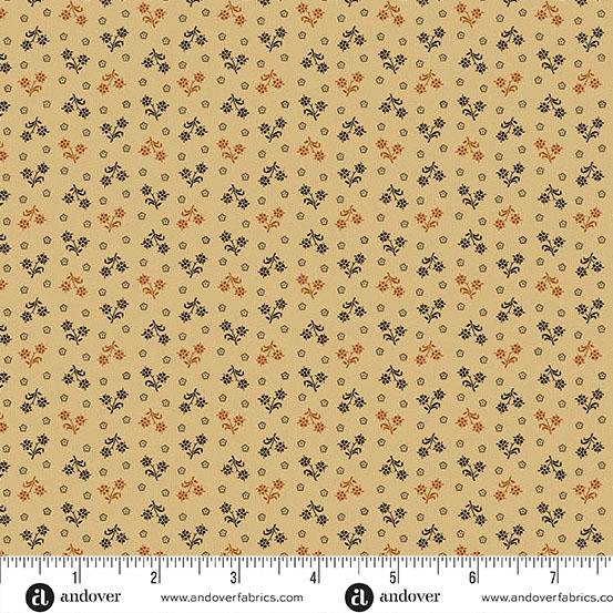 AND Carolina Darling Buds - A-5318-K Black - Cotton Fabric