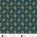 AND Carolina Falling Fleur - A-5313-B Blue - Cotton Fabric
