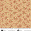 AND Carolina Paisley - A-5314-R Red - Cotton Fabric