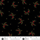 AND Carolina Tossing Sprig - A-5315-KR Black Red - Cotton Fabric