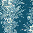 AND Cocoa Blue A-725-B Liberty  - Cotton Fabric