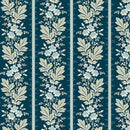 AND Cocoa Blue A-728-B Indigo  - Cotton Fabric