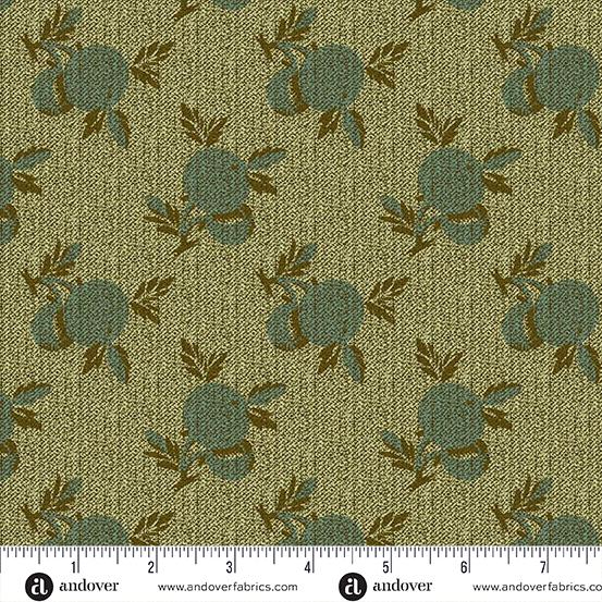 AND Dahlia Crab Apple - A-1379-V Thicket - Cotton Fabric