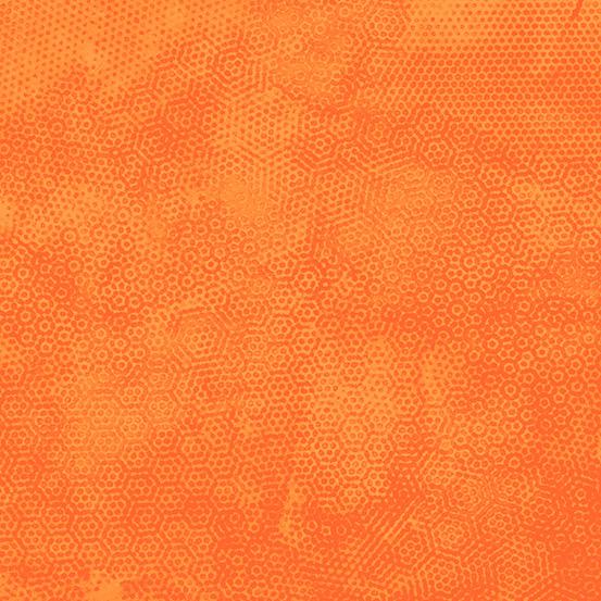 AND Dimples - A-1867-O14 Persimmon - Cotton Fabric