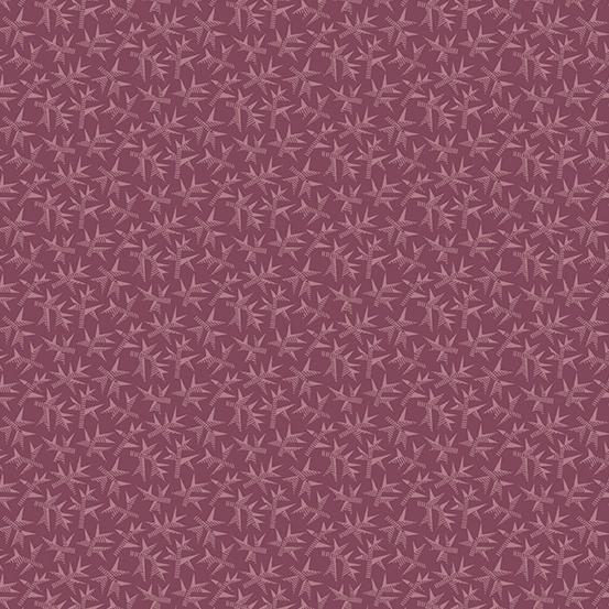AND English Garden Roots - A-798-P Rasberry Pudding - Cotton Fabric