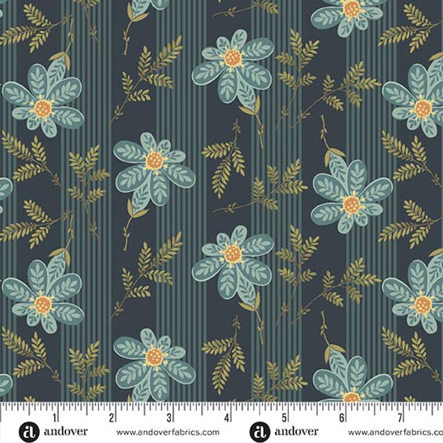 AND Farmer's Daughter Apron Strings - 10074-B Midnight - Cotton Fabric