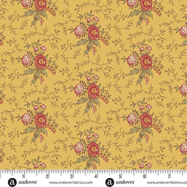 AND Farmer's Daughter Bramble - 10090-Y Spanish Moss - Cotton Fabric