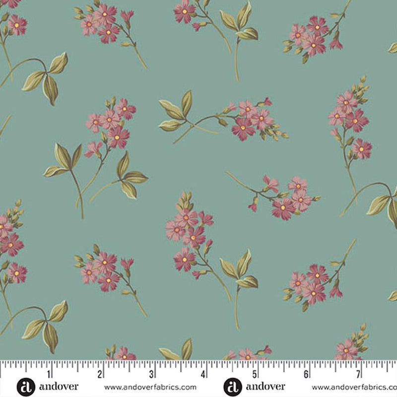 AND Farmer's Daughter Cornflower - 10092-B Vanilla - Cotton Fabric