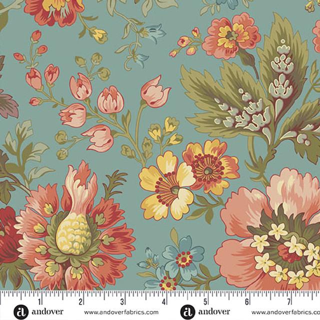 AND Farmer's Daughter Milk and Honey 108" - 10094-B Blue - Cotton Fabric