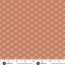 AND Farmer's Daughter Plow - 10077-R Coral - Cotton Fabric