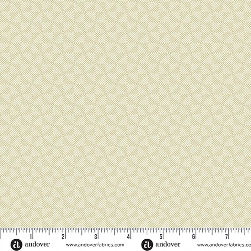 AND Farmer's Daughter Square Dance - 10080-L Rose - Cotton Fabric