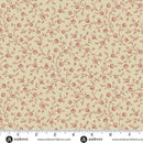 AND Farmhouse Daisy Garland - A-1358-R Ruby - Cotton Fabric