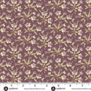 AND Forest Glen Tuberose - 10055-P Eggplant - Cotton Fabric