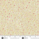 AND Golden Scroll - 158-Q Cream - Cotton Metallic Fabric
