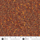 AND Golden Scroll - 158-V Brown - Cotton Metallic Fabric
