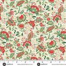 AND Good Tidings Christmas Star - MU-104-Q Cream - Cotton Fabric