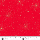 AND Good Tidings Christmas Star - MU-108-R Red - Cotton Fabric