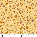 AND Hello Autumn Foliage Cascade - MU-097-Y Yellow - Cotton Fabric