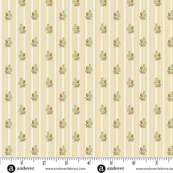 AND Holbrook Judith - 1541-Y Yellow - Cotton Fabric