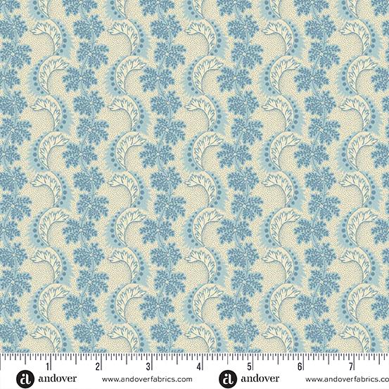 AND Holbrook Louise - 1539-B Blue - Cotton Fabric