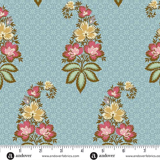 AND Holbrook Michelle- 1537-B Blue - Cotton Fabric