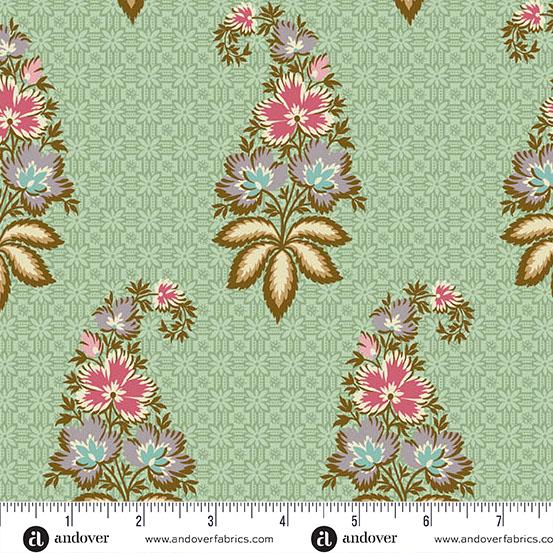 AND Holbrook Michelle- 1537-G Green - Cotton Fabric