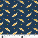 AND Indigo Cheddar - A-1140-B Indigo - Cotton Fabric