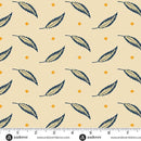 AND Indigo Cheddar - A-1140-L Cream - Cotton Fabric