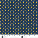 AND Indigo Cheddar - A-1142-B Indigo - Cotton Fabric