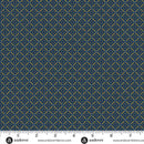 AND Indigo Cheddar - A-1145-B Indigo - Cotton Fabric