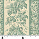 AND Jingle Bell - 10344-B Holiday Vine Vintage Blue - Cotton Fabric