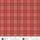 AND Jingle Bell - 10356-R Pajama Plaid Cranberry - Cotton Fabric
