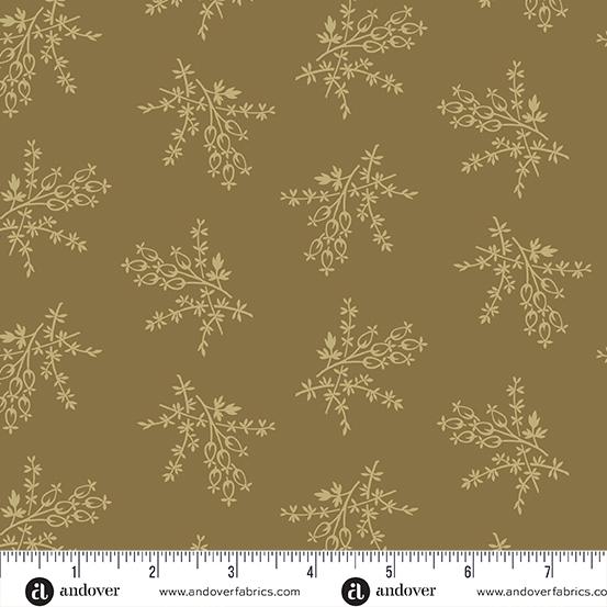 AND Joy Juniper Berry - A-1053-N Evergreen - Cotton Fabric