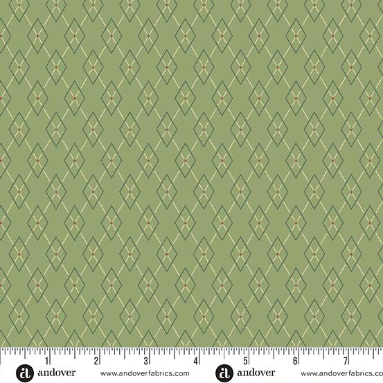 AND Joy Sweater Weather - A-1042-G Wreath - Cotton Fabric
