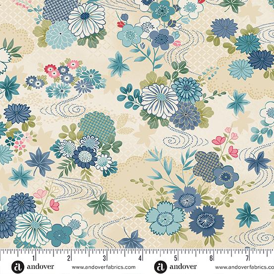 AND Kasumi - MU-043-Q - Cotton Metallic Fabric