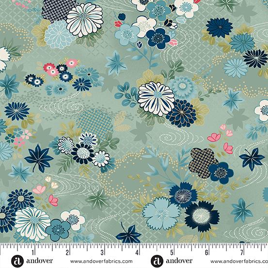 AND Kasumi - MU-043-T - Cotton Metalllic Fabric