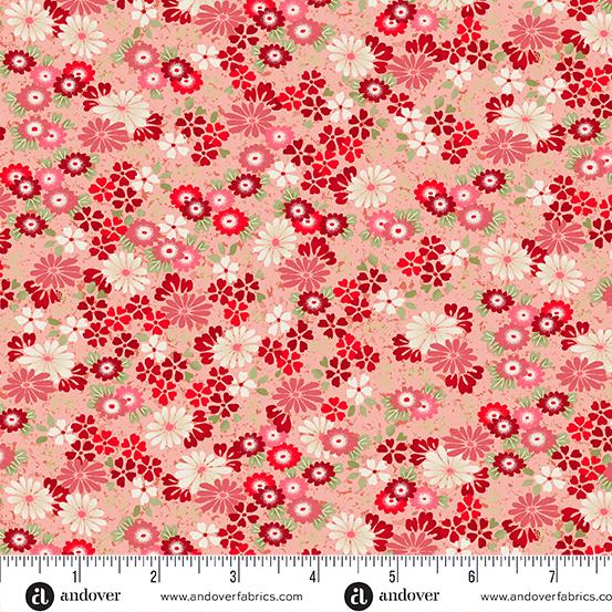 AND Kasumi - MU-046-R - Cotton Metallic Fabric