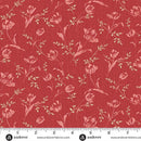 AND Lighthouse Bindweed - A-1476-R Red Roof - Cotton Fabric